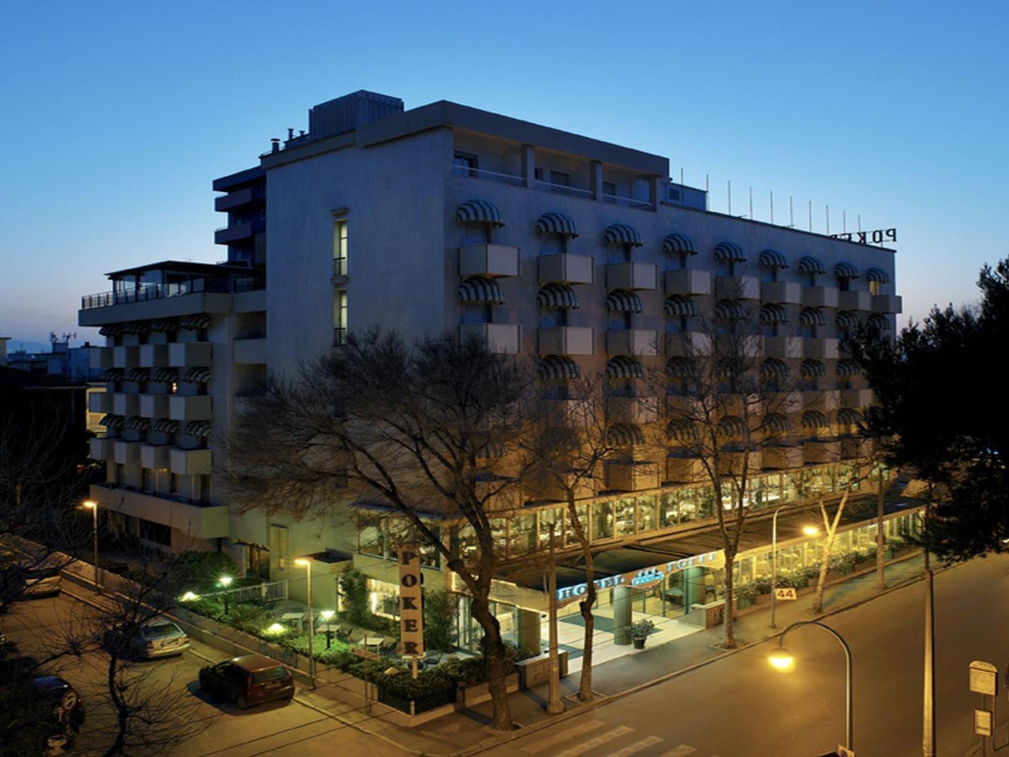 Hotel Poker Riccione Esterno foto